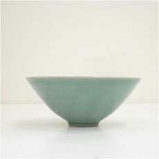 画像3: 作家物　高麗青磁茶碗（保護箱） (3)