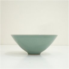画像4: 作家物　高麗青磁茶碗（保護箱） (4)