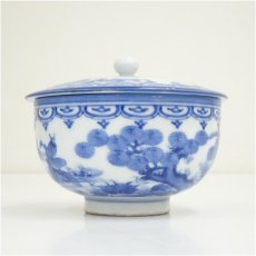 画像4: 三河内焼　平戸雅松造　染付七人唐子図煎茶碗5客 (4)