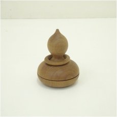 画像2: 田原一斉造　椿瓢香合（共箱） (2)