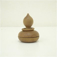 画像3: 田原一斉造　椿瓢香合（共箱） (3)