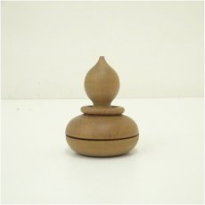 画像4: 田原一斉造　椿瓢香合（共箱） (4)