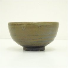 画像3: 九谷焼　長谷川塑人造　伊羅保茶碗（共箱） (3)