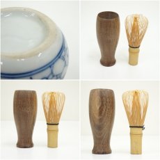 画像10: 溜塗茶箱セット (10)