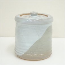 画像2: 萩焼　泉流山窯造　水指（共箱） (2)