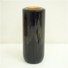 画像2: 久保香月造　輪島塗　沈金花生（共箱） (2)