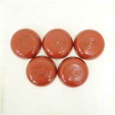画像4: 象彦造　根来塗木皿5客（箱付） (4)