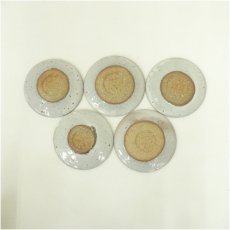 画像4: 萩焼　波多野善蔵造　銘々皿5客（共箱） (4)