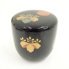 画像2: 多田忠雲造　高台寺蒔絵中棗（共箱） (2)