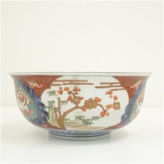 画像3: 明治期　伊万里焼　錦手梅図鉢 (3)