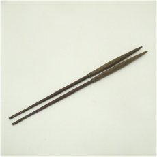 画像2: 炭道具　木村清五郎造　炉用火箸（共箱） (2)