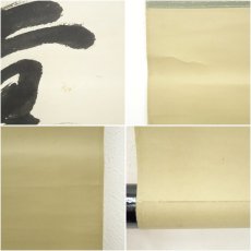 画像8: 表千家　永田宗伴（的々斎）筆　「春入千林處々鶯」一行書　肉筆紙本掛軸（保護箱） (8)