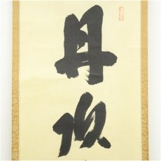 画像3: 前大徳　藤井誡堂筆　「丹頂千年寿」一行書　肉筆紙本掛軸（大徳寺　長谷川寛州書付）（共箱） (3)