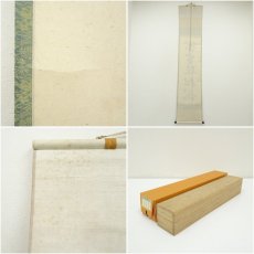 画像8: 大徳寺　吉口桂堂筆　「閑坐聴松風」一行書　肉筆紙本掛軸（共箱） (8)