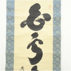 画像3: 大徳寺　小林太玄筆　「白雲自去来」一行書　肉筆紙本掛軸 (3)