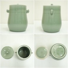 画像6: 三田焼　瑞宝造　青磁水指（共箱） (6)
