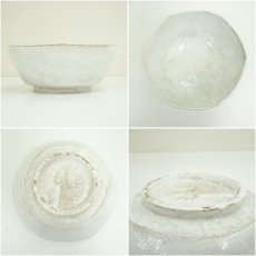 画像6: 喜中窯　河村喜平造　火変り六角鉢（共箱） (6)