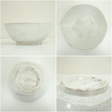 画像6: 喜中窯　河村喜平造　火変り六角鉢（共箱） (6)