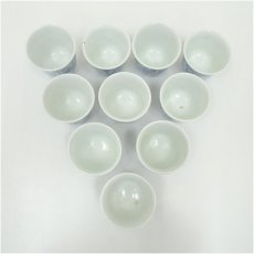 画像3: 明治期　伊万里染付猪口20客（保護箱） (3)