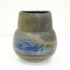 画像2: 中島翁助造　釉彩花瓶　（共箱） (2)