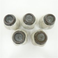 画像4: 唐津焼　中里隆造　粉引湯呑5客（共箱） (4)