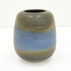 画像2: 中島翁助造　釉彩花瓶　（共箱） (2)