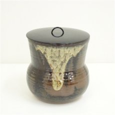 画像2: 膳所焼　雄松苑　高橋一彦造　水指（共箱） (2)