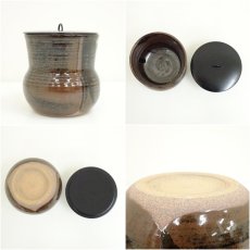 画像6: 膳所焼　雄松苑　高橋一彦造　水指（共箱） (6)