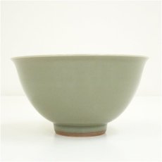 画像3: 京焼　三代　諏訪蘇山造　青磁茶碗（共箱） (3)