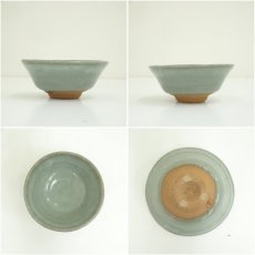 画像6: 京焼　宮下善爾造　青磁釉茶碗（箱付） (6)