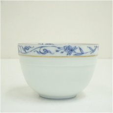 画像4: 京焼　竹峰造　金彩縁唐草汲出碗5客（共箱） (4)