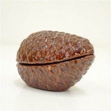 画像4: 大樋焼　三代　大樋長阿弥（研仁）造　松笠香合（共箱） (4)