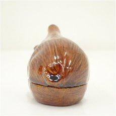 画像4: 大樋焼　三代　大樋長阿弥（研仁）造　干支亥香合（共箱） (4)