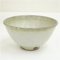 画像2: 平清水焼　青龍窯造　残雪茶碗（共箱） (2)