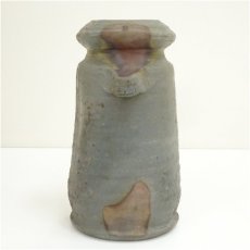 画像4: 備前焼　豊福寛造　花入（共箱） (4)