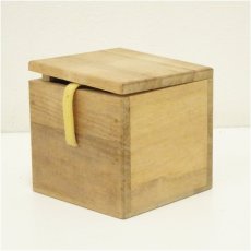 画像5: 博多曲物　即中斎直筆「明治百年」　木地松竹梅文曲蓋置（花押有）（保護箱） (5)