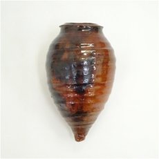 画像3: 大樋焼　田山方南造　掛花生（共箱） (3)