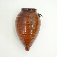 画像4: 大樋焼　田山方南造　掛花生（共箱） (4)
