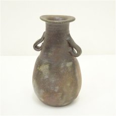 画像2: 備前焼　柴岡秀泉造　花入（共箱） (2)