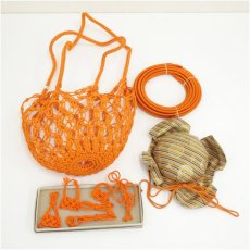 画像1: 飾壷用品（口覆・網・紐4本・結形6本） (1)