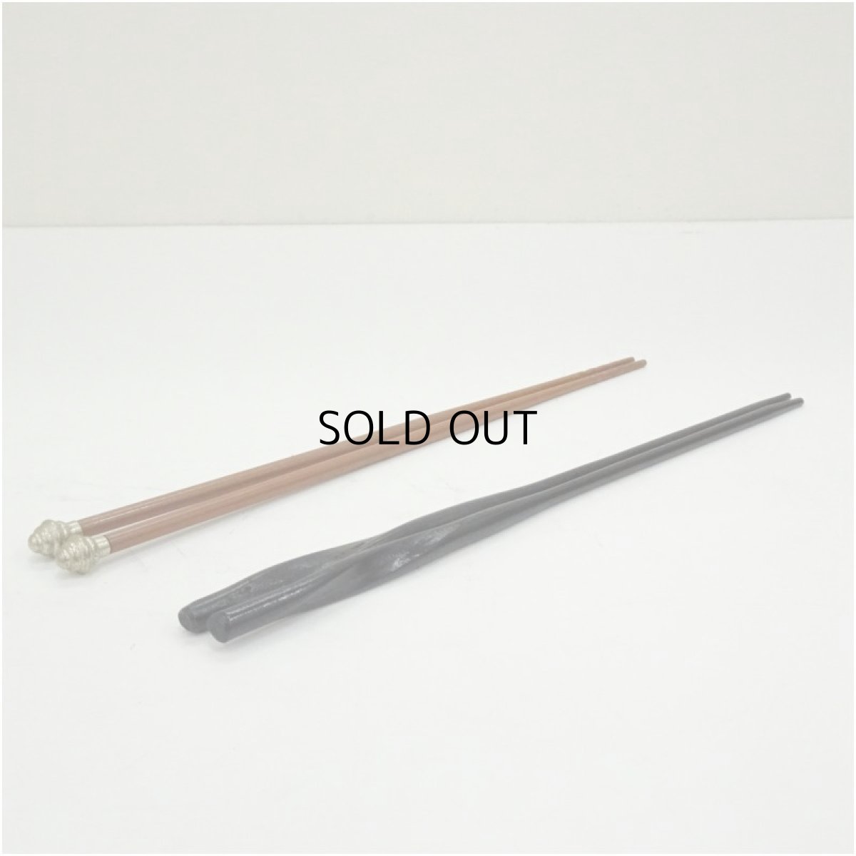 画像3: 炭道具　木村清五郎造　炉用・風炉用火箸セット（共箱） (3)