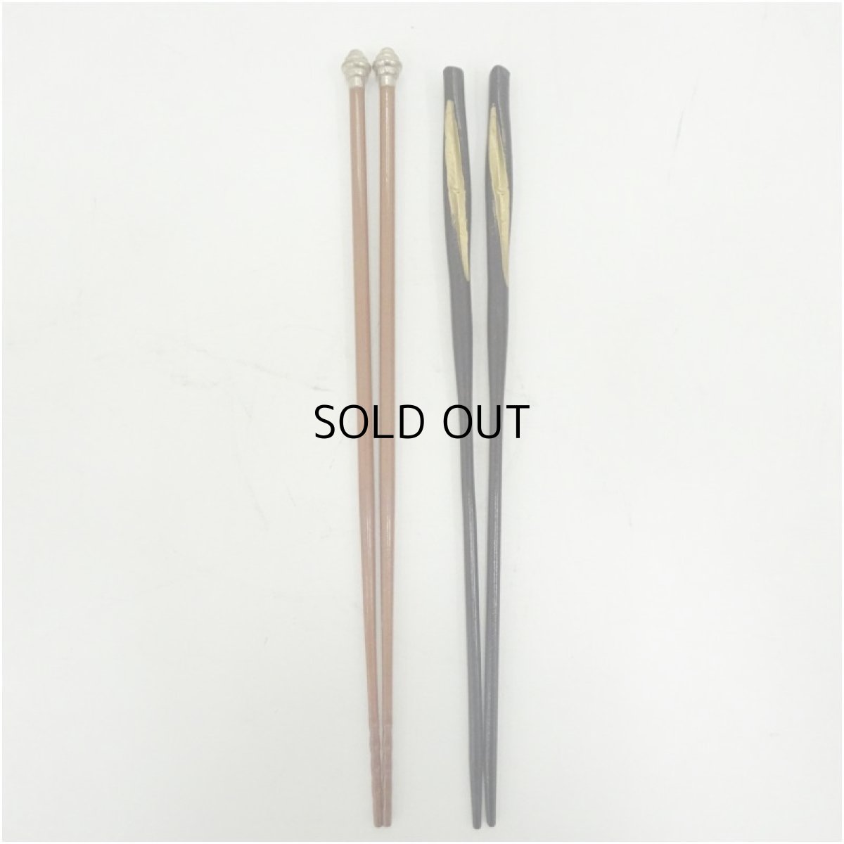 画像4: 炭道具　木村清五郎造　炉用・風炉用火箸セット（共箱） (4)