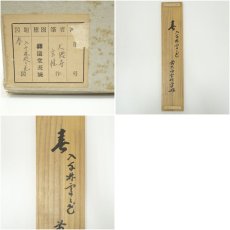 画像10: 前大徳　宮西玄性筆　「春入千林処々花」一行書　肉筆紙本掛軸（共箱） (10)
