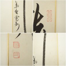 画像6: 大徳寺　長谷川寛州筆　「瀧」「薫風自南来」　肉筆短冊2点 (6)