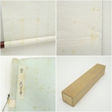 画像9: 前大徳　藤井誡堂筆　「瀧」一字　肉筆紙本掛軸（共箱） (9)
