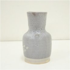 画像4: 藤原敬介（恭助）造　鼠志野花入（共箱） (4)