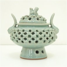 画像3: 青谷窯造　高麗青磁香炉（保護箱） (3)