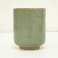 画像4: 瑞芝焼　五代阪上瑞雲造　青磁湯呑（共箱） (4)
