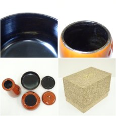 画像15: 春慶塗　茶箱セット（箱付） (15)