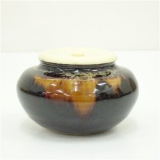 画像2: 京焼　桶谷定一造　大海茶入（共箱） (2)